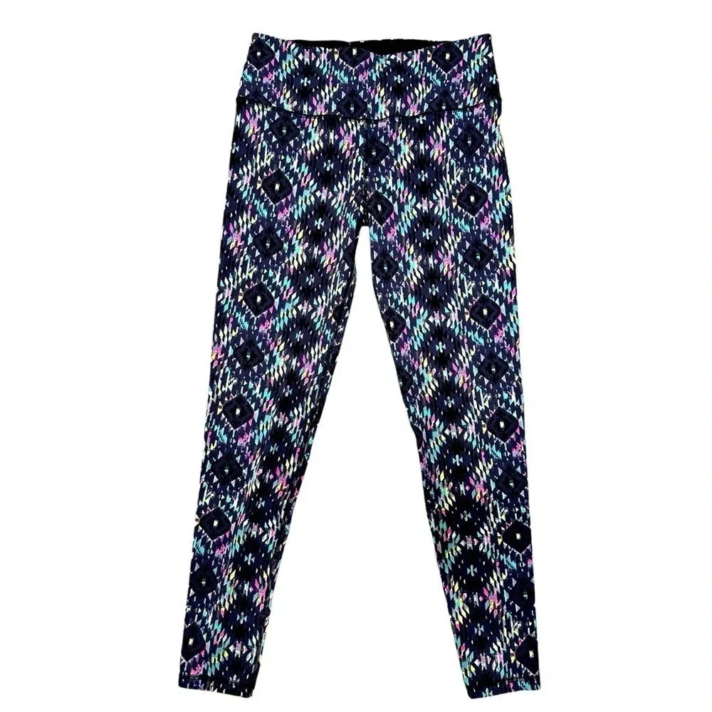 Victoria’s Secret VSX knockout full length multicolor leggings. Size M